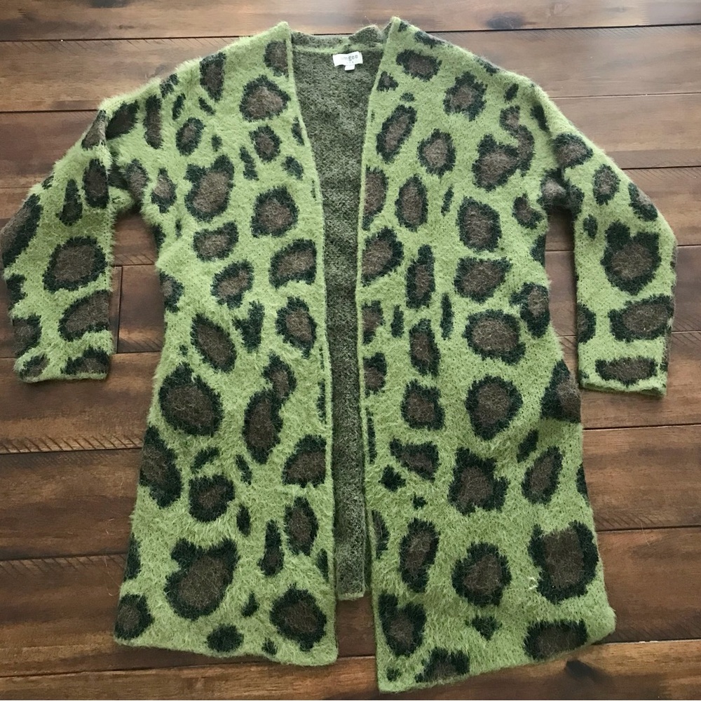 Umgee Leopard, Animal Print Cardigan